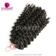 1 Pack Crochet Hair Extension Deep Curly For Miracle Knots (100g pre sparated strands)100% Virgin Human Hair Natural Color