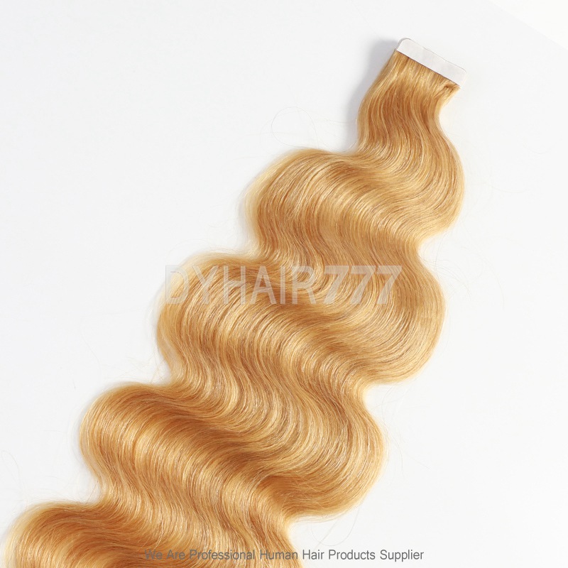 Tape ins Color #27 Tape Hair Extension 100% Unprocessed Virgin Human Hair 20pcs 50grams 