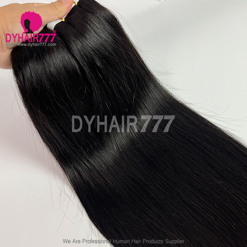 Long Tape in Tape Hair Extension 100g/Pack Natural Color Virgin Hair Wholesale Human Hair Weaves with extra tape for a reinstall