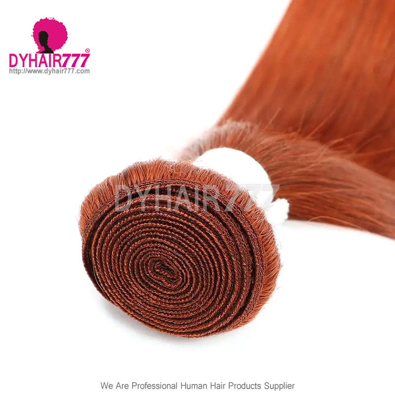 Ginger Color 350# 1 Bundle 14A Royal Grade Hair Extensions Body Wave More Wavy DY Hair