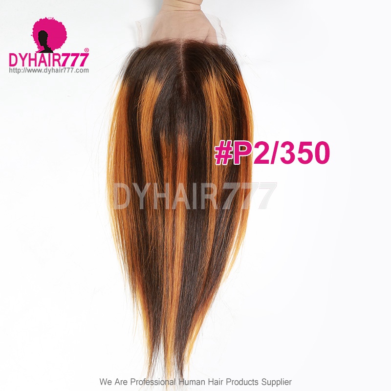 Color 5x5 Closure Transparent Lace Top Kim K Closure Virgin Human Hair