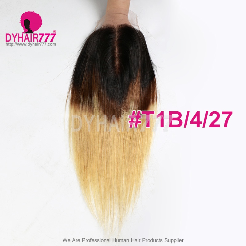 Color 5x5 Closure Transparent Lace Top Kim K Closure Virgin Human Hair