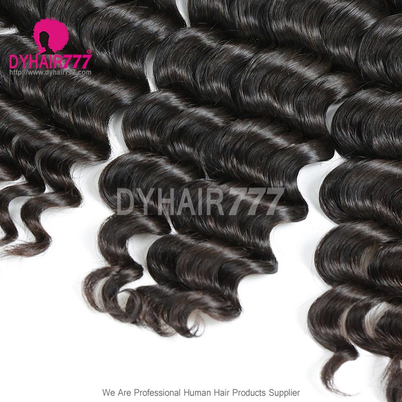 1Pack Bulk Hair No Weft Deep Wave100% Virgin Human Hair 95-100grams