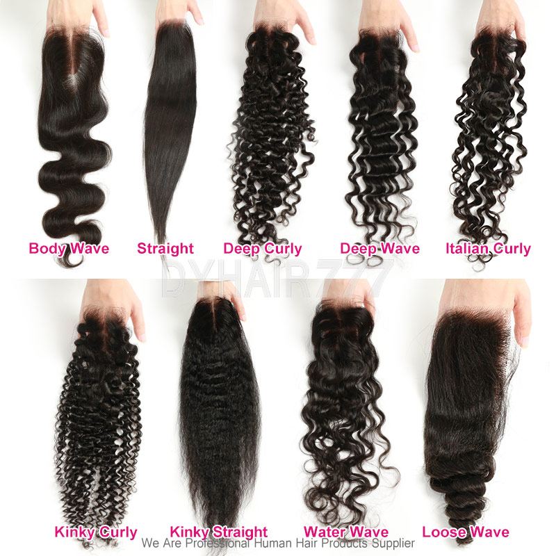HD 2x6 Lace Closure Kim K LaceClosure 100% Unprocessed Human Virgin Hair