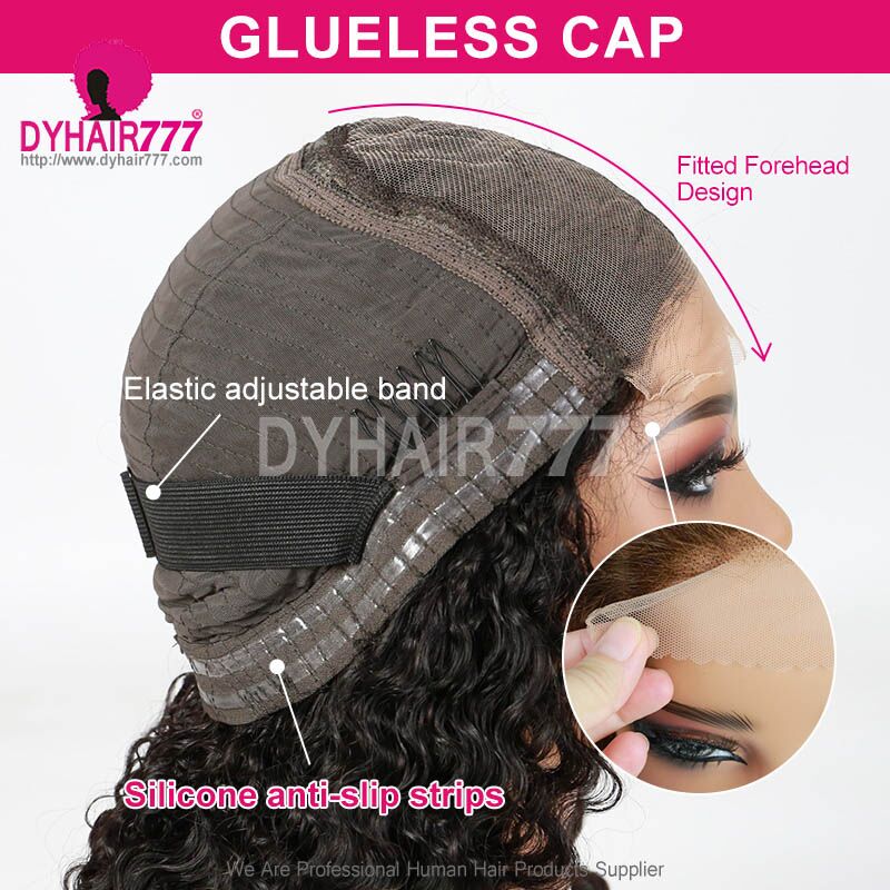 Super Double Drawn Burmese Spiral 5x5 Lace Closure Wigs 100% Unprocessed Virgin Human Hair Wig