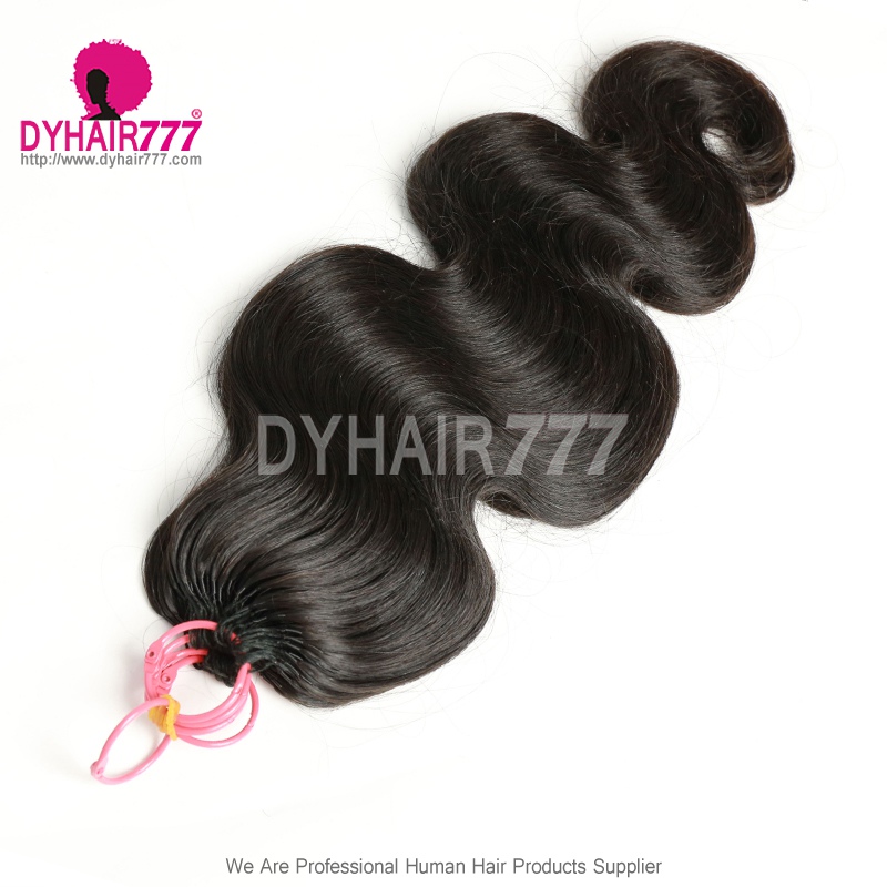1 Pack Crochet Hair Extension Body Wave For Miracle Knots (100g pre sparated strands)100% Virgin Human Hair Natural Color