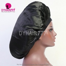 Satin Bonnet Silk Head Cover Wide Durable Elastic Band Breathable Protect Hair