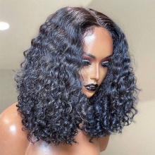 4x4 Closure Wig 300% Density Lace Wigs Natural Color More Texture For Optional