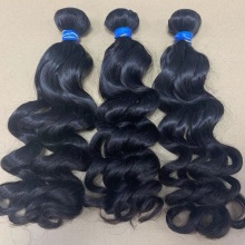 1 Bundle Raw Hair Blue Band Platinum Grade Big Curls Virgin Hair Extensions DY Beauty Hair Products