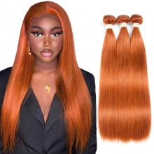 Wholesale 1 Bundle Ginger Color 350# Royal Grade Hair Extensions Body Wave More Wavy DY Hair