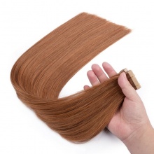 Color 30 Tape Hair Extension 1 Pack 20pcs 50grams Straight Tape In 100% Unprocessed Virgin Human Hair 