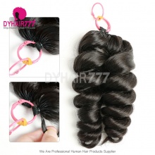 1 Pack Loose Wave Crochet Hair Extension For Miracle Knots (100g pre sparated strands)100% Virgin Human Hair Natural Color